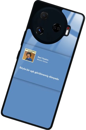 Tecno Camon 30 Pro Uyumlu Pembe Kurdele Tasarımlı Parlak Silikon Kılıf