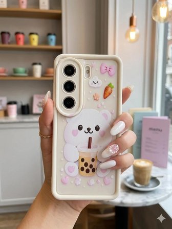 Tecno Camon 40 Pro 5G Uyumlu Kılıf Desenli Darbe Emici Kamera Korumalı Hlt-DsnAnns