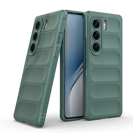 Tecno Camon 40 Pro Kılıf Esnek TPU Oyuklu Arka Yüzey Tasarımlı Zr-Etnik