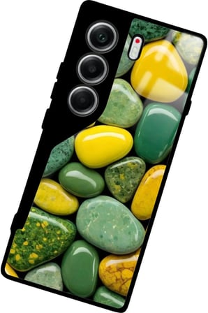 Tecno Spark 20 - 20C Uyumlu Araba Logosu Tasarımlı Parlak Silikon Kılıf