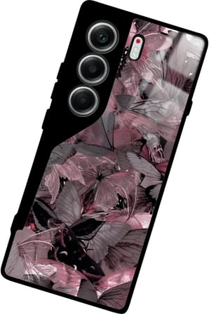 Tecno Camon 40 Uyumlu Sarı Leopar Tasarımlı Parlak Silikon Kılıf