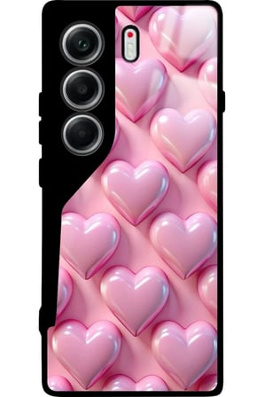 Tecno Camon 40 Uyumlu Sanat Tasarımlı Parlak Silikon Kılıf