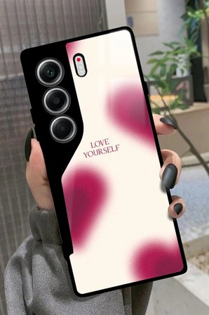 Tecno Camon 40 Uyumlu Mor Şimşek Tasarımlı Parlak Silikon Kılıf