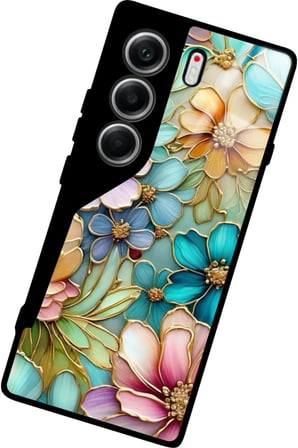Tecno Camon 40 Uyumlu Kiraz Tasarımlı Parlak Silikon Kılıf