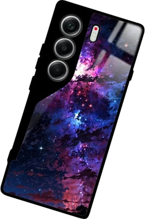 Tecno Camon 40 Uyumlu Tablo Tasarımlı Parlak Silikon Kılıf