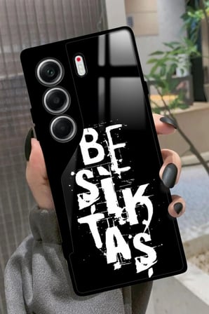 Tecno Camon 40 Uyumlu D Harfi Yazılı Parlak Silikon Kılıf