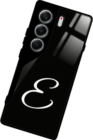 Tecno Camon 40 Uyumlu J Harfi Yazılı Parlak Silikon Kılıf