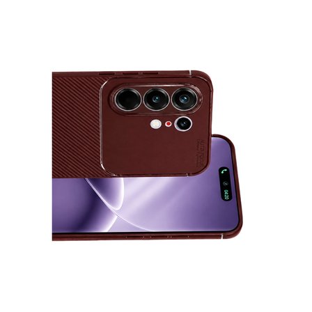 Tecno Camon 50 Pro 4G Uyumlu Kılıf Soft Karbon Görünüm Esnek Silikon Azn-Negro