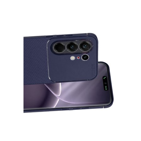 Tecno Camon 50 Pro 4G Uyumlu Kılıf Soft Karbon Görünüm Esnek Silikon Azn-Negro