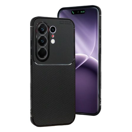Tecno Camon 50 Pro 4G Uyumlu Kılıf Soft Karbon Görünüm Esnek Silikon Azn-Negro