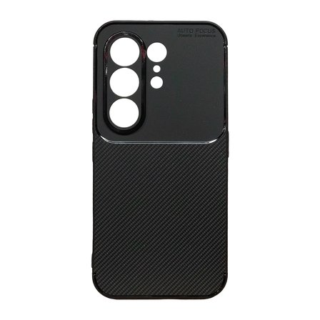 Tecno Camon 50 Pro 4G Uyumlu Kılıf Soft Karbon Görünüm Esnek Silikon Azn-Negro