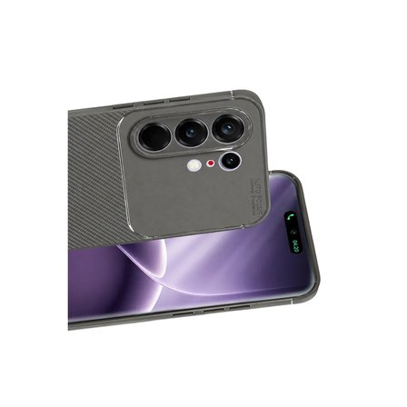 Tecno Camon 50 Pro 5G Uyumlu Kılıf Soft Karbon Görünüm Esnek Silikon Azn-Negro