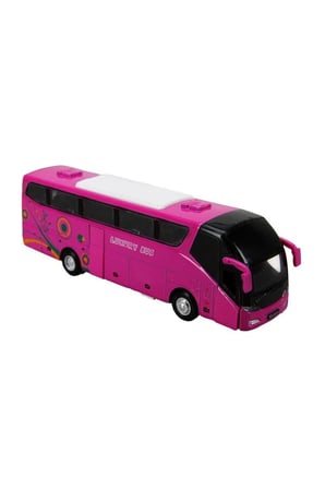 Erkek Çocuk Oyuncak Sesli ve Işıklı Otobüs 19cm. Kız Çocuk Eğitici Oyuncaklar