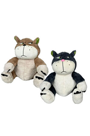 Erkek Çocuk Oyuncak Asabi Sabri Kedi Orijinal Model Tombik Kız Çocukgın Kedi 33cm Kız Çocuk Eğitici
