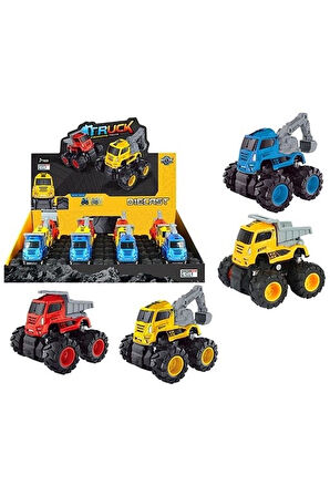 Erkek Çocuk Oyuncak SÜRTMELİ DİE-CAST 4X4 3 ASORTİ -VRD Kız Çocuk Eğitici Oyuncaklar