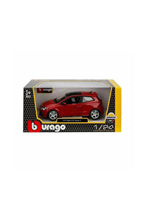 Erkek Çocuk Oyuncak 21059 Burago 1:24 Volkswagen Polo GTI Mark 5 Model Araba Kız Çocuk Eğitici Oyunc