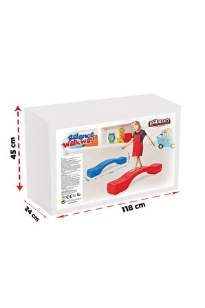 Erkek Çocuk Oyuncak 03 709M Denge Yürüme Yolu Mavi -Oyuncak Kız Çocuk Eğitici Oyuncaklar