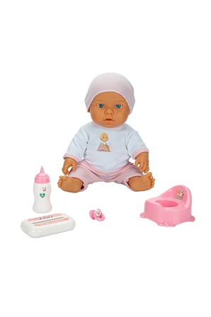 Erkek Çocuk Oyuncak 1030141 Sesli Bebelou Tuvalet Zamanı Bebek Seti 32cm Kız Çocuk Eğitici Oyuncakla
