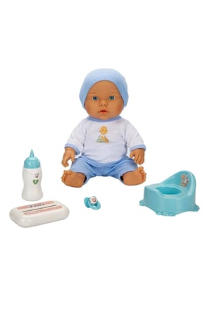 Erkek Çocuk Oyuncak 1030141 Sesli Bebelou Tuvalet Zamanı Bebek Seti 32cm Kız Çocuk Eğitici Oyuncakla