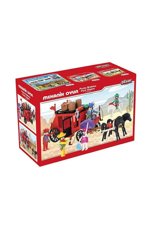 Erkek Çocuk Oyuncak 04 002 Mini Mekanik Seri 2 Posta Arabası -Oyuncak Kız Çocuk Eğitici Oyuncaklar