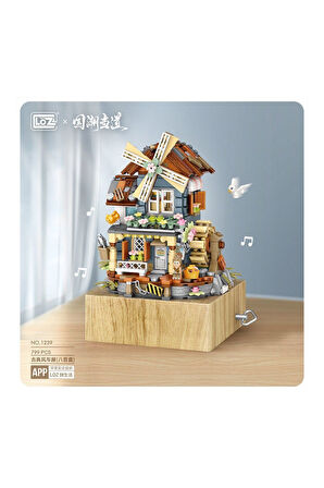 Erkek Çocuk Oyuncak LZ1239 LOZ Blok Seti 799 Parça -Vagonlife Kız Çocuk Eğitici Oyuncaklar