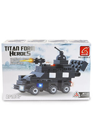 Erkek Çocuk Oyuncak Ausini Titan Form Heroes-2 Armor 97 Parça Kız Çocuk Eğitici Oyuncaklar