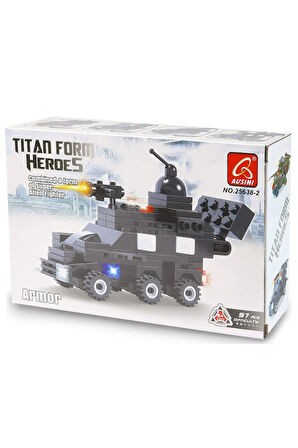 Erkek Çocuk Oyuncak Ausini Titan Form Heroes-2 Armor 97 Parça Kız Çocuk Eğitici Oyuncaklar