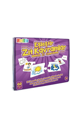 Erkek Çocuk Oyuncak EDU-1012 Chiva, Eşleştir - Zıt Kavramlar Kız Çocuk Eğitici Oyuncaklar