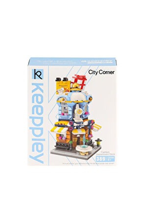 Erkek Çocuk Oyuncak KP0105 Keeppley City Corner Department Store Blok Seti 389 Parça Kız Çocuk Eğiti