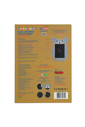 Erkek Çocuk Oyuncak LC-31072 Koala Çizim Tableti 8.5 inç -Lets Kız Çocuk Eğitici Oyuncaklar