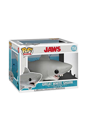 Erkek Çocuk Oyuncak Funko POP Deluxe Movies Jaws Great With Shark Kız Çocuk Eğitici Oyuncaklar