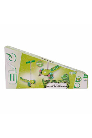 Erkek Çocuk Oyuncak Evo 3 Tekerlekli Dino Move N Groove Işıklı Scooter Kız Çocuk Eğitici Oyuncaklar