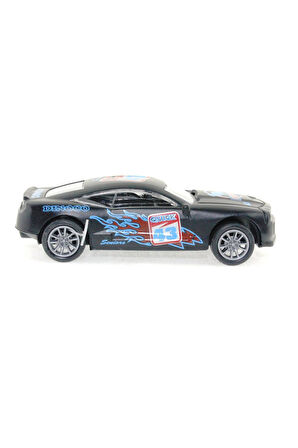 Erkek Çocuk Oyuncak Die Cast Çek Bırak Metal Siyah Yarış Arabası 43 Kız Çocuk Eğitici Oyuncaklar
