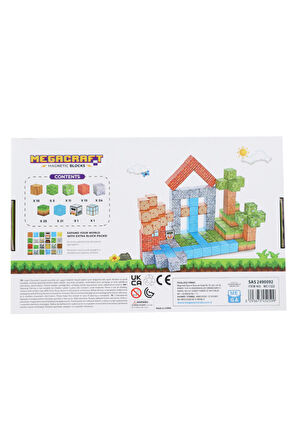 Erkek Çocuk Oyuncak Megacraft Orman ve Ev Temalı Mıknatıslı Bloklar 119 Parça Kız Çocuk Eğitici Oyun