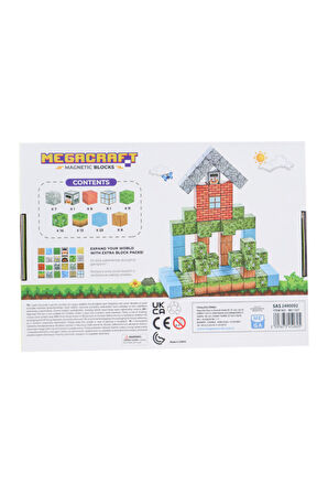 Erkek Çocuk Oyuncak Megacraft Orman ve Ev Temalı Mıknatıslı Bloklar 88 Parça Kız Çocuk Eğitici Oyunc