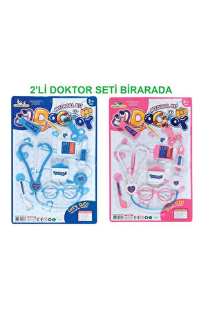 Çocuk Gelişim Oyuncaklar Mavi Doktor Seti Pembe Doktor Seti Ikisi Birarada Kız Erkek Çocuk Oyuncak