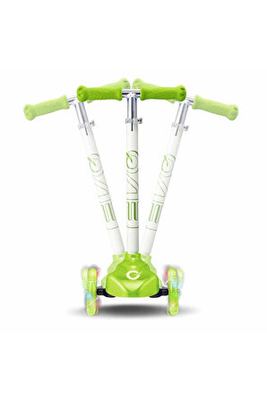 Erkek Çocuk Oyuncak EVO SCOOTER 3TKR IŞIKLI MAX 50KG YEŞİL Kız Çocuk Eğitici Oyuncaklar