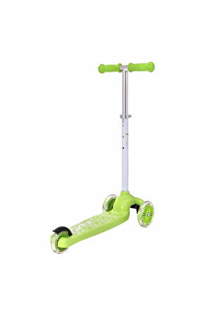 Erkek Çocuk Oyuncak EVO SCOOTER 3TKR IŞIKLI MAX 50KG YEŞİL Kız Çocuk Eğitici Oyuncaklar