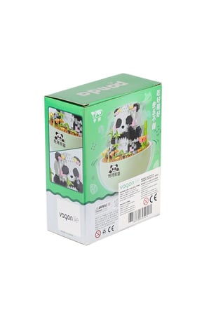 Erkek Çocuk Oyuncak P1274 Panlos Panda Blok Seti 510 Parça -Vagon life Kız Çocuk Eğitici Oyuncaklar