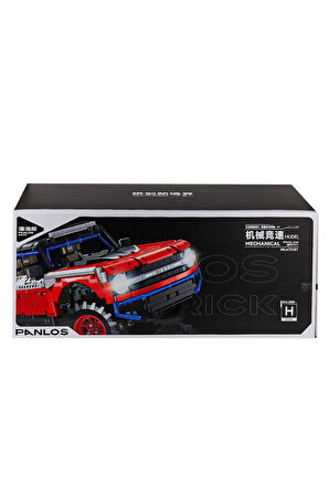 Erkek Çocuk Oyuncak P673101 Panlos Mekanik Model Arazi Aracı 2920 Parça Blok Seti -Vagon life Kız Ço