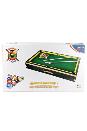 Erkek Çocuk Oyuncak 417 Matrax Ahşap Bilardo Oyunu -Akçiçek Oyuncak Kız Çocuk Eğitici Oyuncaklar