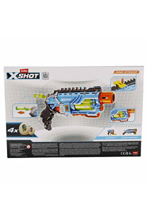 Erkek Çocuk Oyuncak X-SHOT SÜNGER ATAN DİNO ATTACK STRİKER Kız Çocuk Eğitici Oyuncaklar