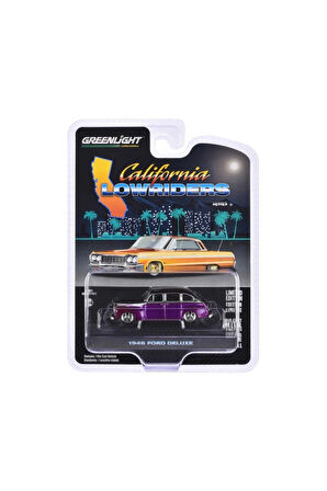 Erkek Çocuk Oyuncak Greenlight 1/64 California Lowriders Series 6- 1946 Fordor Super Deluxe Kız Çocu