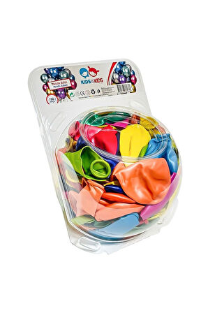 Erkek Çocuk Oyuncak STR-117 Metalik Karışık Renk 100lü Balon Kız Çocuk Eğitici Oyuncaklar