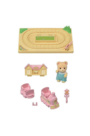 Erkek Çocuk Oyuncak 5320 Sylvanian Families Çuf Çuf Tren - figürler ayrı satılır +3 yaş Kız Çocuk Eğ
