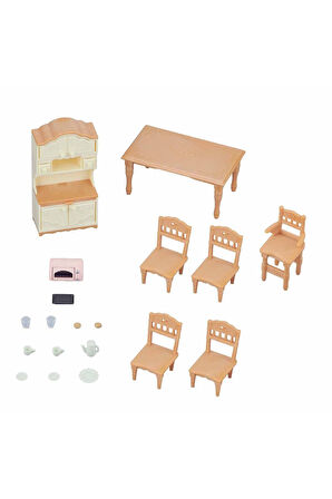 Erkek Çocuk Oyuncak 5340 Sylvanian Families Yemek Odası Seti +3 yaş figürler ayrı satılır. Kız Çocuk