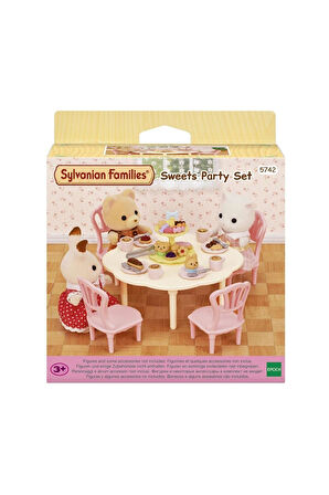 Erkek Çocuk Oyuncak 5742 Sylvanian Families Tatlı Partisi Oyun Seti (figürler dahil değildir) +4 yaş