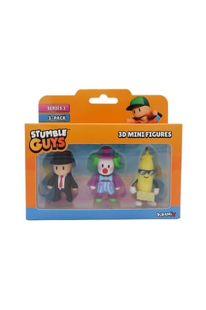 Erkek Çocuk Oyuncak TUY23000 Stumble Guys 3lü Mini Figür Kız Çocuk Eğitici Oyuncaklar