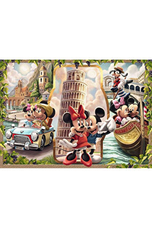 Erkek Çocuk Oyuncak 120004981 Mickey ve Minnie Tatilde 1000 parça Ravensburger Puzzle Kız Çocuk Eğit