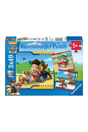 Erkek Çocuk Oyuncak 93694 Paw Patrol 3x49 parça Ravensburger Puzzle Kız Çocuk Eğitici Oyuncaklar